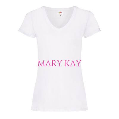 MARY KAY T-SHIRT V-NECK PINK LOGO Thumbnail