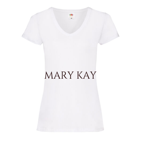 MARY KAY T-SHIRT V-NECK BLACK FONT Thumbnail