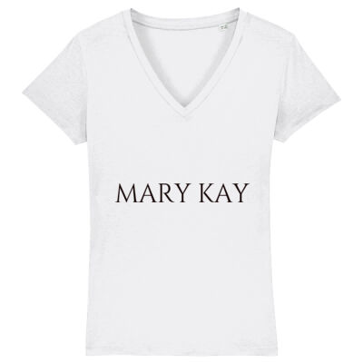 MARY KAY T-SHIRT V-NECK BLACK FONT Thumbnail