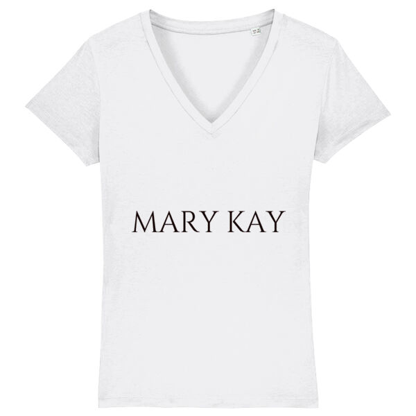 MARY KAY T-SHIRT V-NECK BLACK FONT Thumbnail