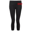 Women's TriDri® recycled performance leggings 3/4 length Thumbnail