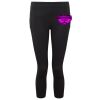 Women's TriDri® recycled performance leggings 3/4 length Thumbnail