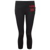 Women's TriDri® recycled performance leggings 3/4 length Thumbnail