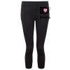 Women's TriDri® recycled performance leggings 3/4 length Thumbnail