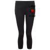 Women's TriDri® recycled performance leggings 3/4 length Thumbnail