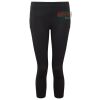 Women's TriDri® recycled performance leggings 3/4 length Thumbnail