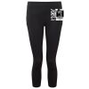 Women's TriDri® recycled performance leggings 3/4 length Thumbnail