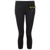 Women's TriDri® recycled performance leggings 3/4 length Thumbnail
