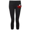 Women's TriDri® recycled performance leggings 3/4 length Thumbnail