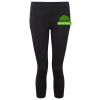 Women's TriDri® recycled performance leggings 3/4 length Thumbnail