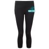 Women's TriDri® recycled performance leggings 3/4 length Thumbnail
