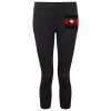 Women's TriDri® recycled performance leggings 3/4 length Thumbnail