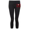 Women's TriDri® recycled performance leggings 3/4 length Thumbnail