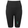 Women’s TriDri® ribbed seamless '3D Fit' cycle shorts Thumbnail