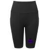 Women’s TriDri® ribbed seamless '3D Fit' cycle shorts Thumbnail