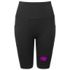 Women’s TriDri® ribbed seamless '3D Fit' cycle shorts Thumbnail