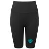 Women’s TriDri® ribbed seamless '3D Fit' cycle shorts Thumbnail
