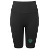 Women’s TriDri® ribbed seamless '3D Fit' cycle shorts Thumbnail