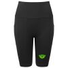 Women’s TriDri® ribbed seamless '3D Fit' cycle shorts Thumbnail