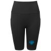 Women’s TriDri® ribbed seamless '3D Fit' cycle shorts Thumbnail