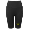 Women’s TriDri® ribbed seamless '3D Fit' cycle shorts Thumbnail