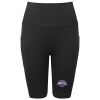 Women’s TriDri® ribbed seamless '3D Fit' cycle shorts Thumbnail