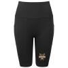 Women’s TriDri® ribbed seamless '3D Fit' cycle shorts Thumbnail