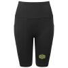 Women’s TriDri® ribbed seamless '3D Fit' cycle shorts Thumbnail