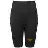 Women’s TriDri® ribbed seamless '3D Fit' cycle shorts Thumbnail