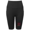 Women’s TriDri® ribbed seamless '3D Fit' cycle shorts Thumbnail