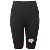 Women’s TriDri® ribbed seamless '3D Fit' cycle shorts Thumbnail