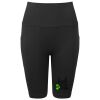 Women’s TriDri® ribbed seamless '3D Fit' cycle shorts Thumbnail