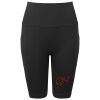 Women’s TriDri® ribbed seamless '3D Fit' cycle shorts Thumbnail