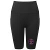 Women’s TriDri® ribbed seamless '3D Fit' cycle shorts Thumbnail