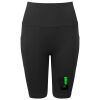 Women’s TriDri® ribbed seamless '3D Fit' cycle shorts Thumbnail