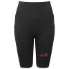 Women’s TriDri® ribbed seamless '3D Fit' cycle shorts Thumbnail