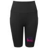 Women’s TriDri® ribbed seamless '3D Fit' cycle shorts Thumbnail