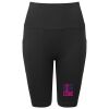 Women’s TriDri® ribbed seamless '3D Fit' cycle shorts Thumbnail