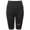 Women’s TriDri® ribbed seamless '3D Fit' cycle shorts Thumbnail