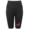 Women’s TriDri® ribbed seamless '3D Fit' cycle shorts Thumbnail
