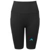 Women’s TriDri® ribbed seamless '3D Fit' cycle shorts Thumbnail
