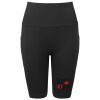 Women’s TriDri® ribbed seamless '3D Fit' cycle shorts Thumbnail