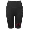 Women’s TriDri® ribbed seamless '3D Fit' cycle shorts Thumbnail