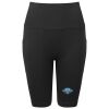 Women’s TriDri® ribbed seamless '3D Fit' cycle shorts Thumbnail