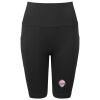 Women’s TriDri® ribbed seamless '3D Fit' cycle shorts Thumbnail