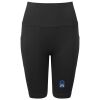 Women’s TriDri® ribbed seamless '3D Fit' cycle shorts Thumbnail
