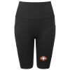 Women’s TriDri® ribbed seamless '3D Fit' cycle shorts Thumbnail