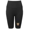 Women’s TriDri® ribbed seamless '3D Fit' cycle shorts Thumbnail