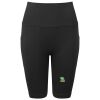 Women’s TriDri® ribbed seamless '3D Fit' cycle shorts Thumbnail