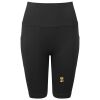 Women’s TriDri® ribbed seamless '3D Fit' cycle shorts Thumbnail